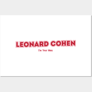 Leonard Cohen - I'm Your Man Posters and Art